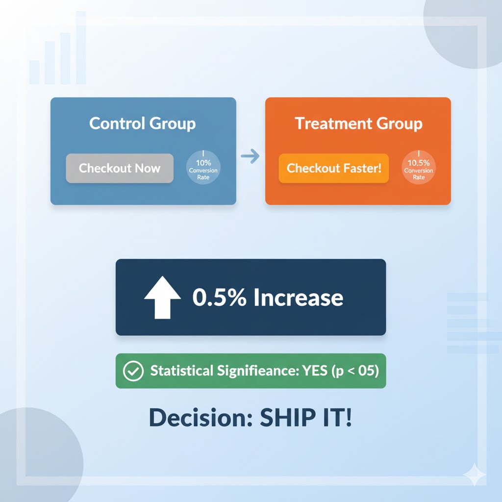A/B Test Analysis Visualization